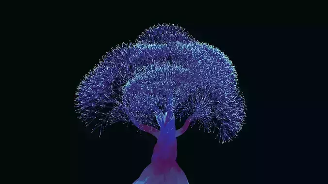 Whimsical Tree Free 3D model