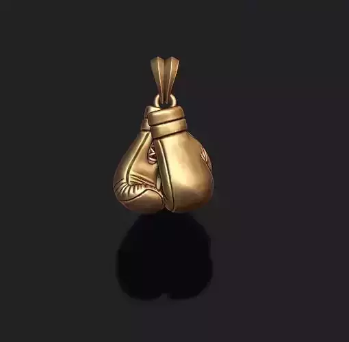 boxing gloves pendant  3D print model