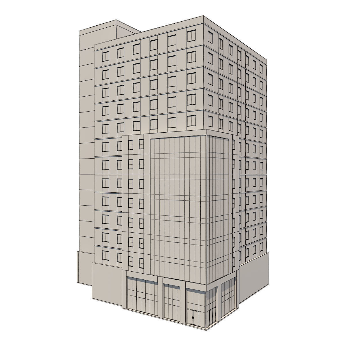 Building 5 3D model_2