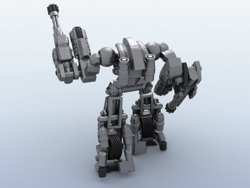 Robot 11 3D model_3