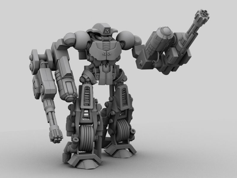 Robot 11 3D model_6