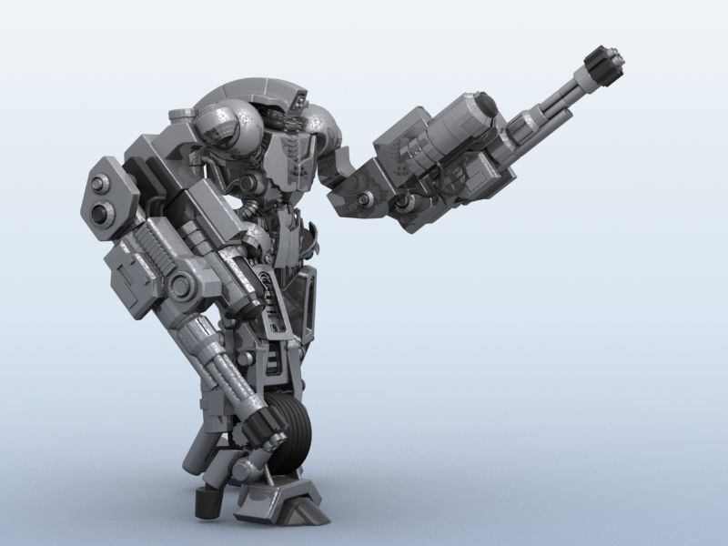 Robot 11 3D model_1