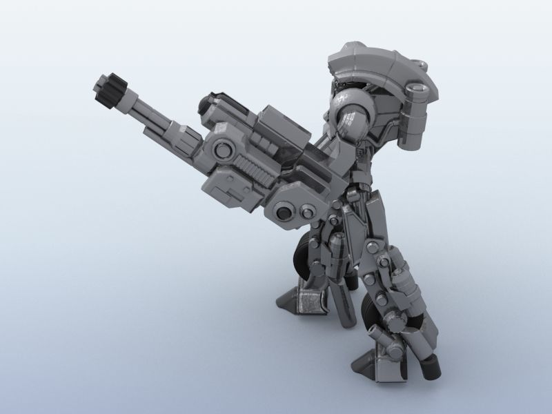 Robot 11 3D model_2