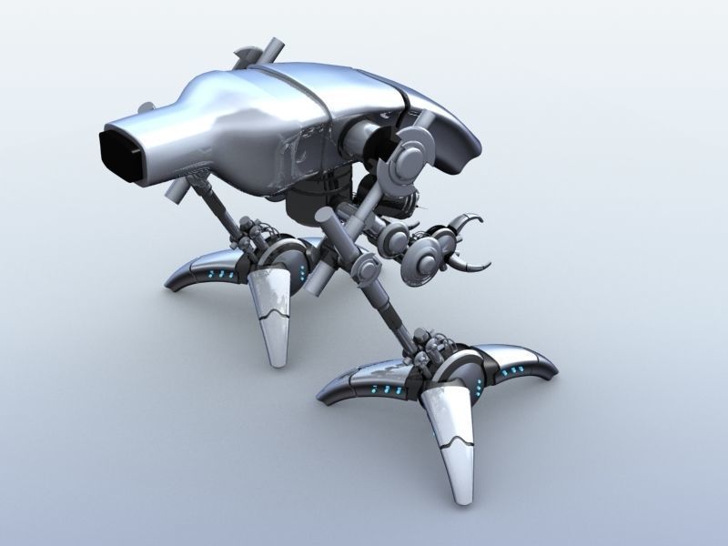 Robot 12 3D model_3