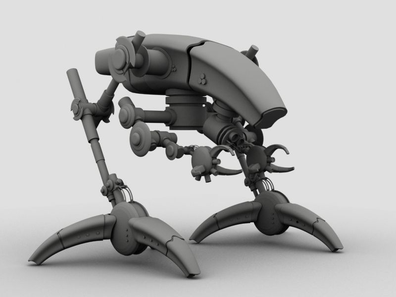 Robot 12 3D model_5