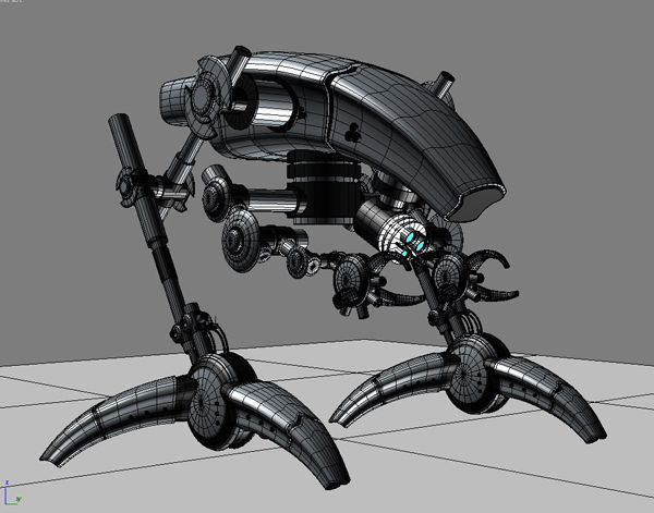 Robot 12 3D model_6