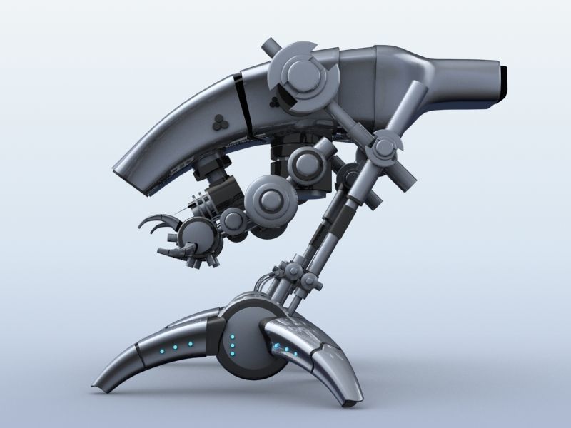 Robot 12 3D model_2