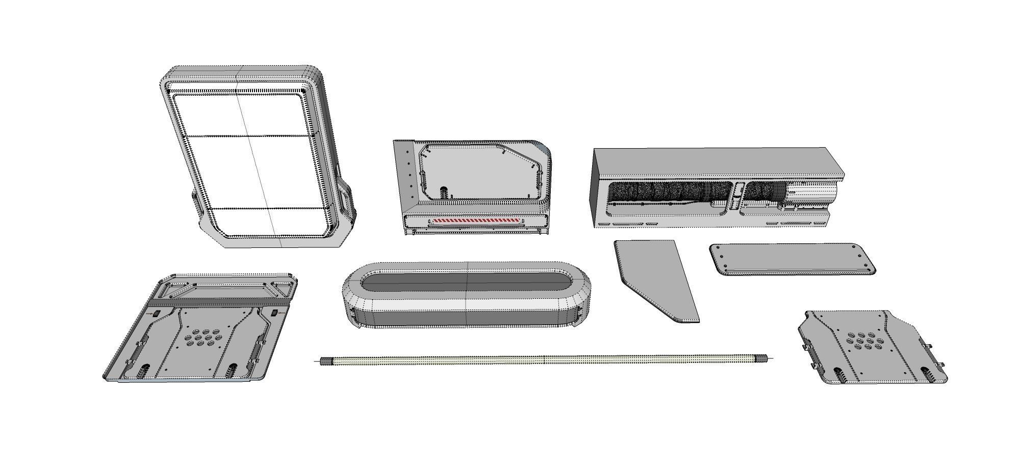 Sci-Fi architecture Elements collection 22 3D model_18