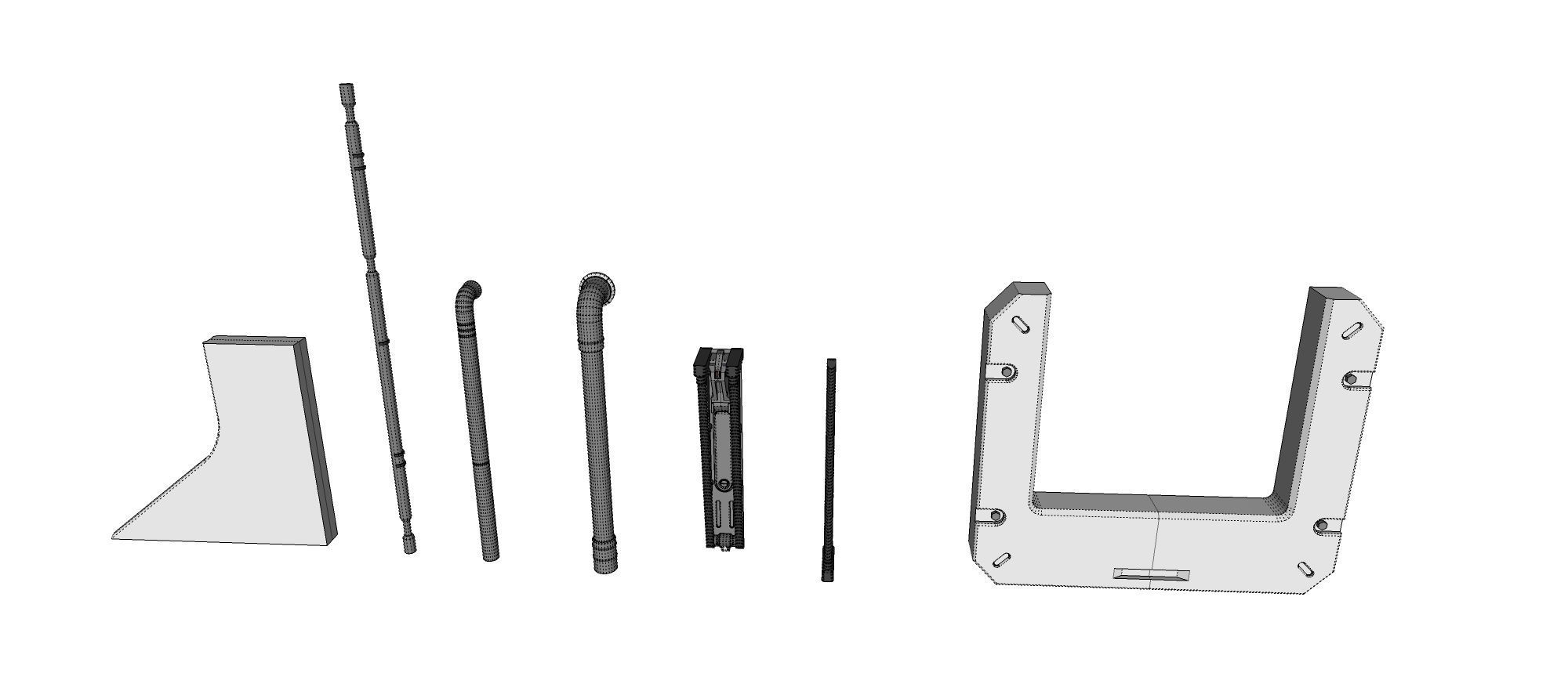 Sci-Fi architecture Elements collection 22 3D model_20