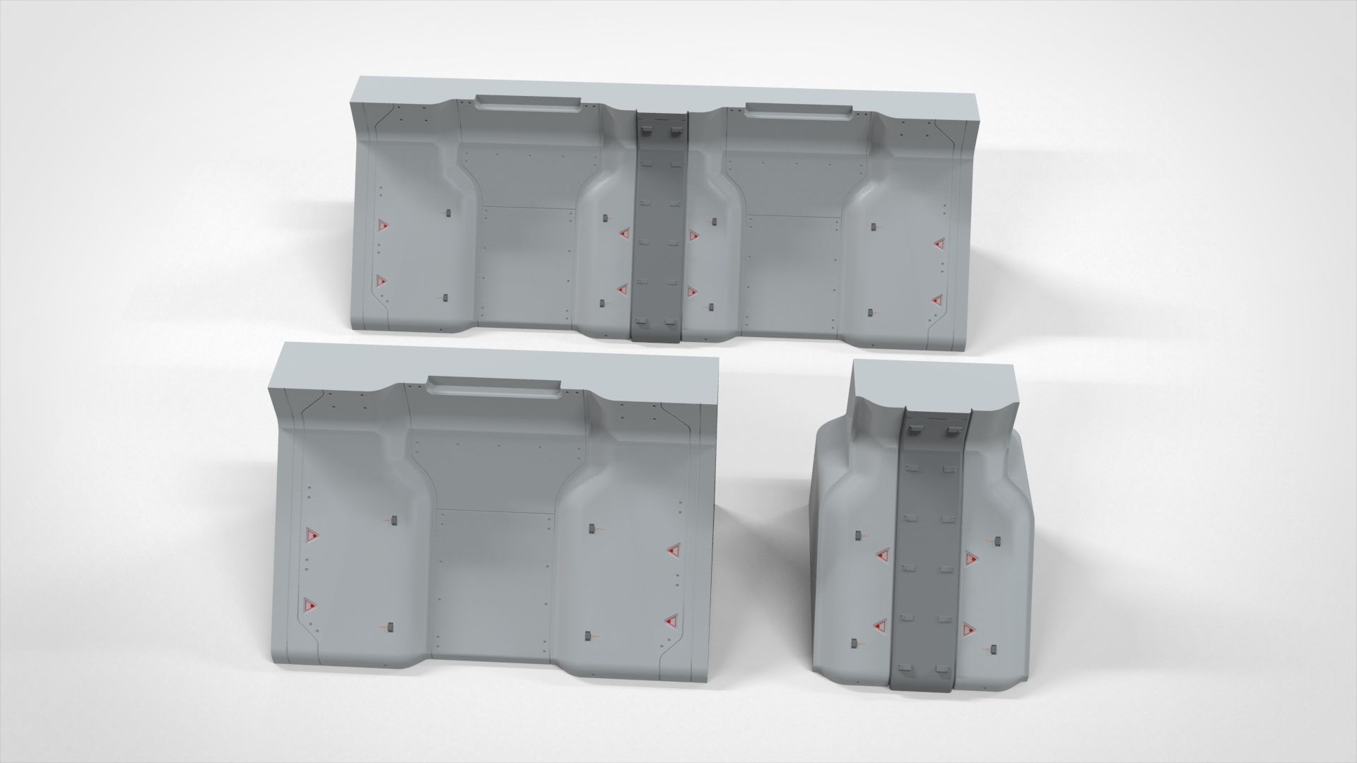 Sci-Fi architecture Elements collection 22 3D model_4