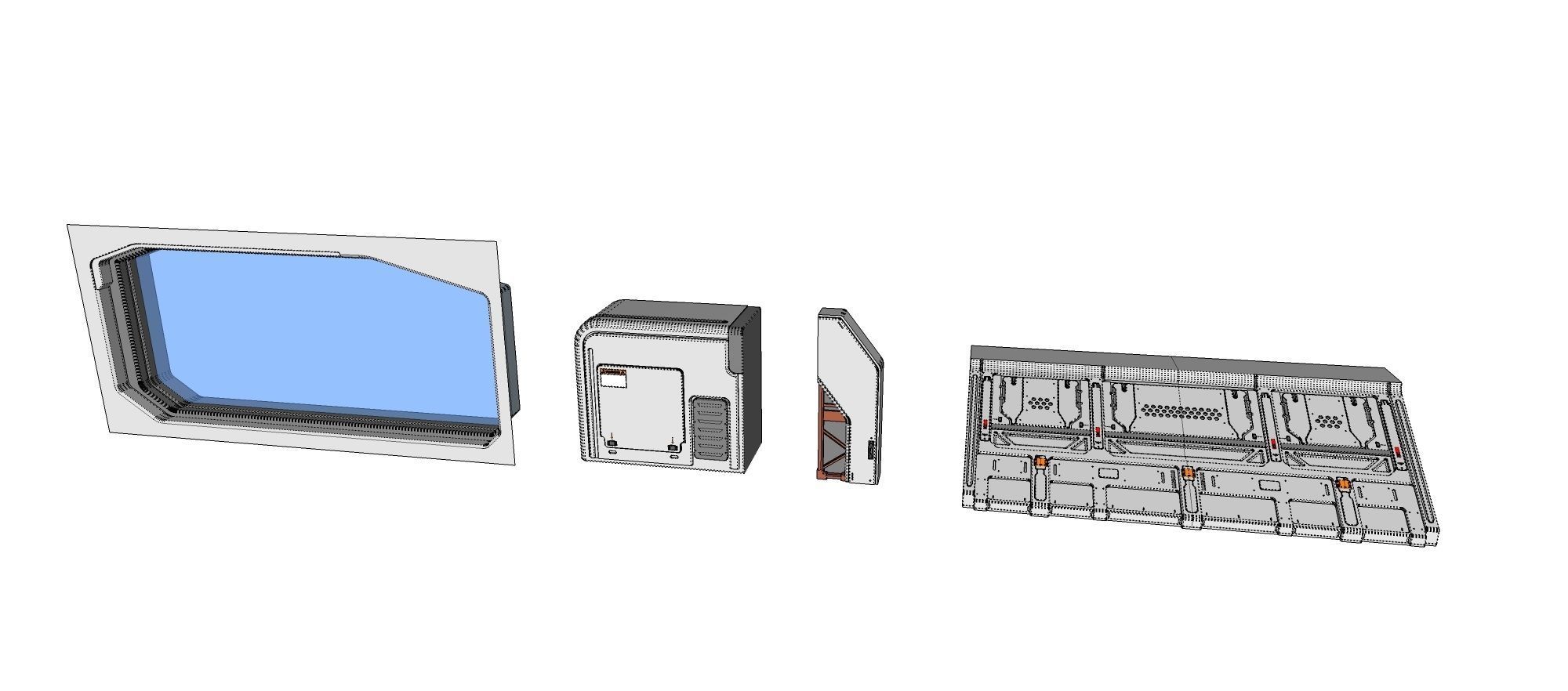 Sci-Fi architecture Elements collection 22 3D model_26