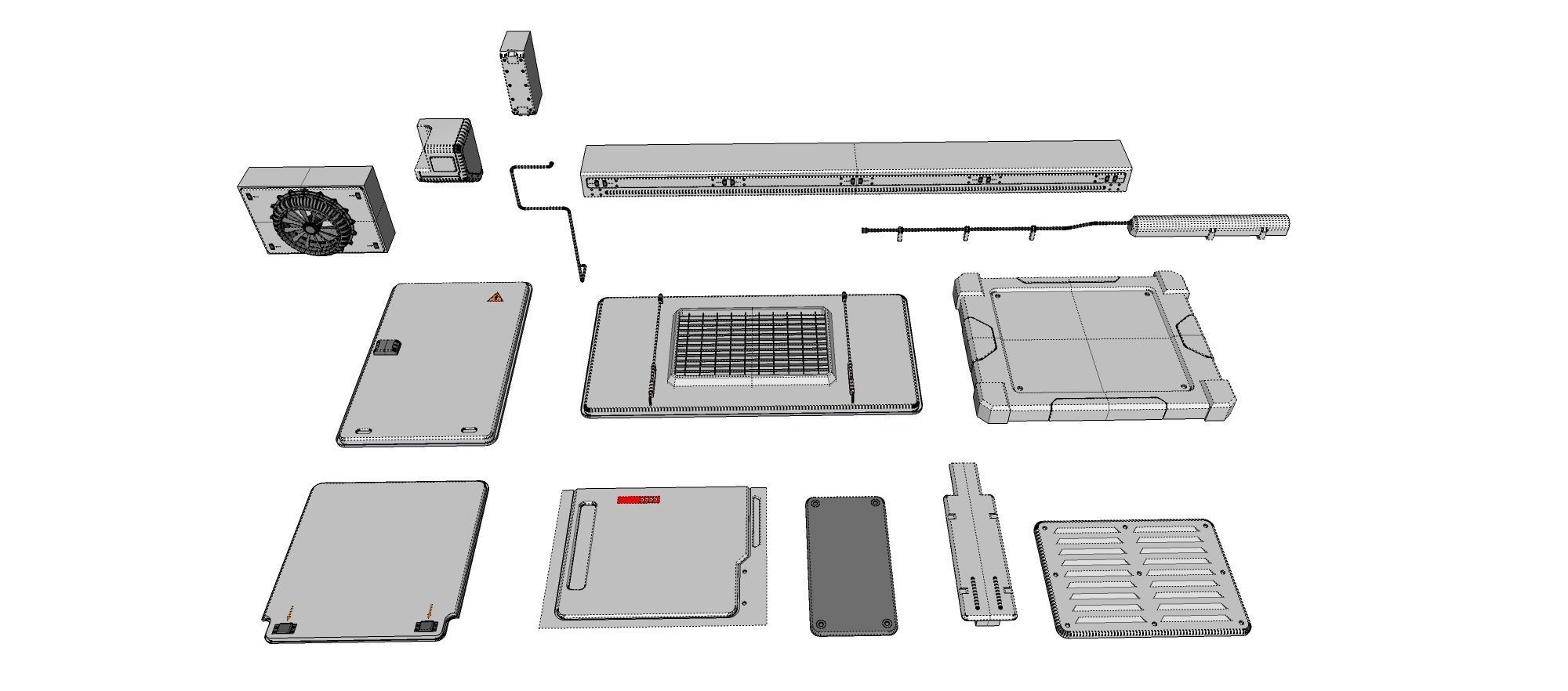 Sci-Fi architecture Elements collection 22 3D model_27