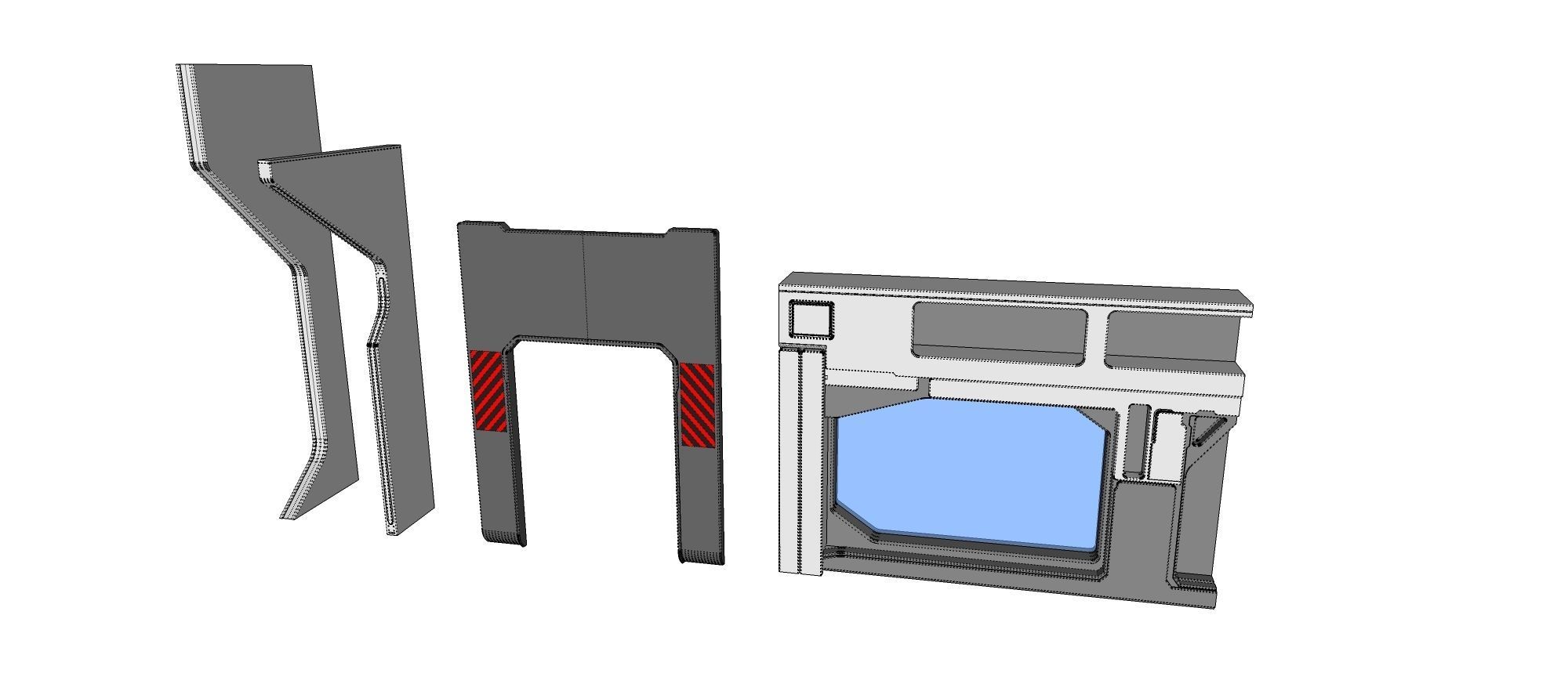 Sci-Fi architecture Elements collection 22 3D model_17