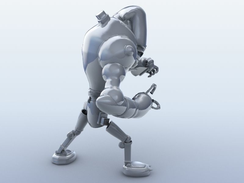 Robot 13 3D model_2