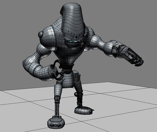 Robot 13 3D model_6