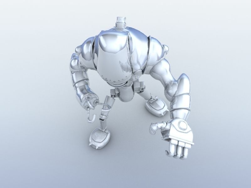 Robot 13 3D model_4