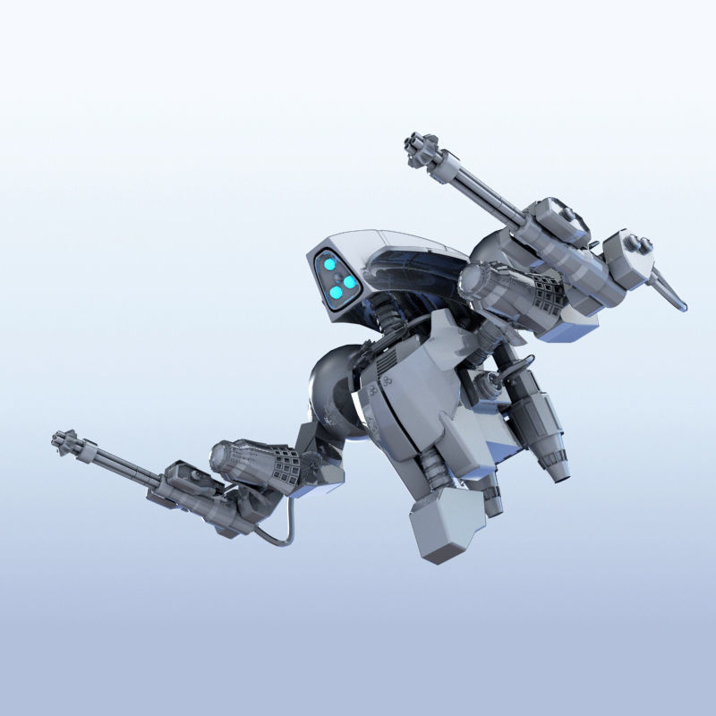 Robot 14  3D model_5
