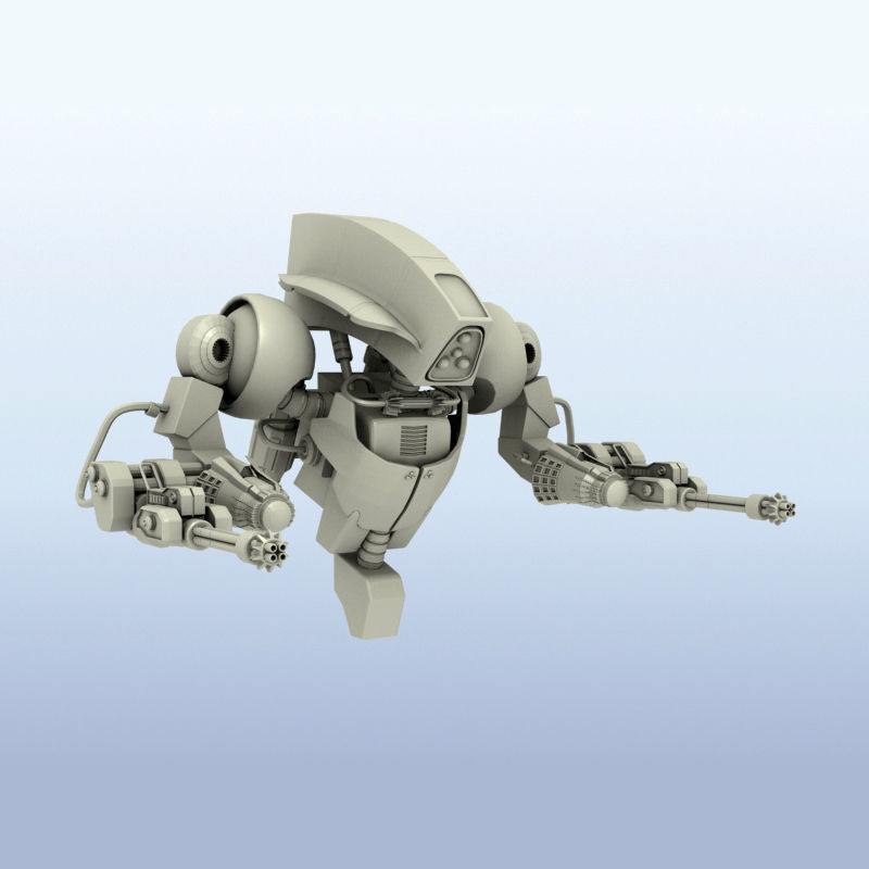 Robot 14  3D model_6