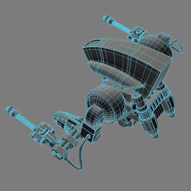 Robot 14  3D model_9