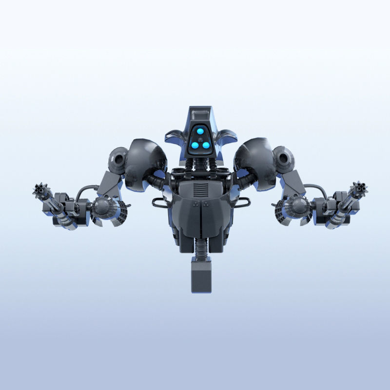 Robot 14  3D model_2