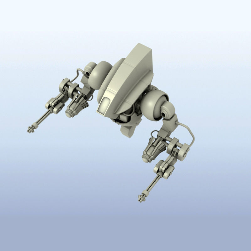 Robot 14  3D model_7