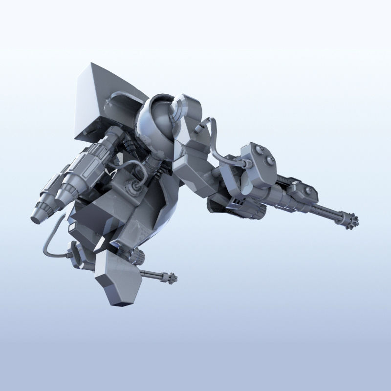 Robot 14  3D model_4