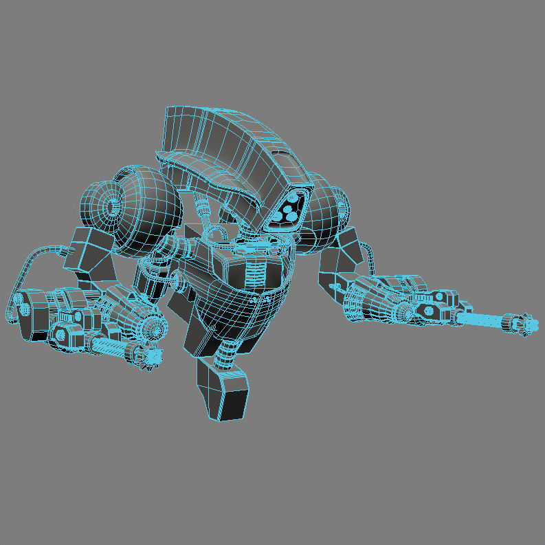 Robot 14  3D model_8