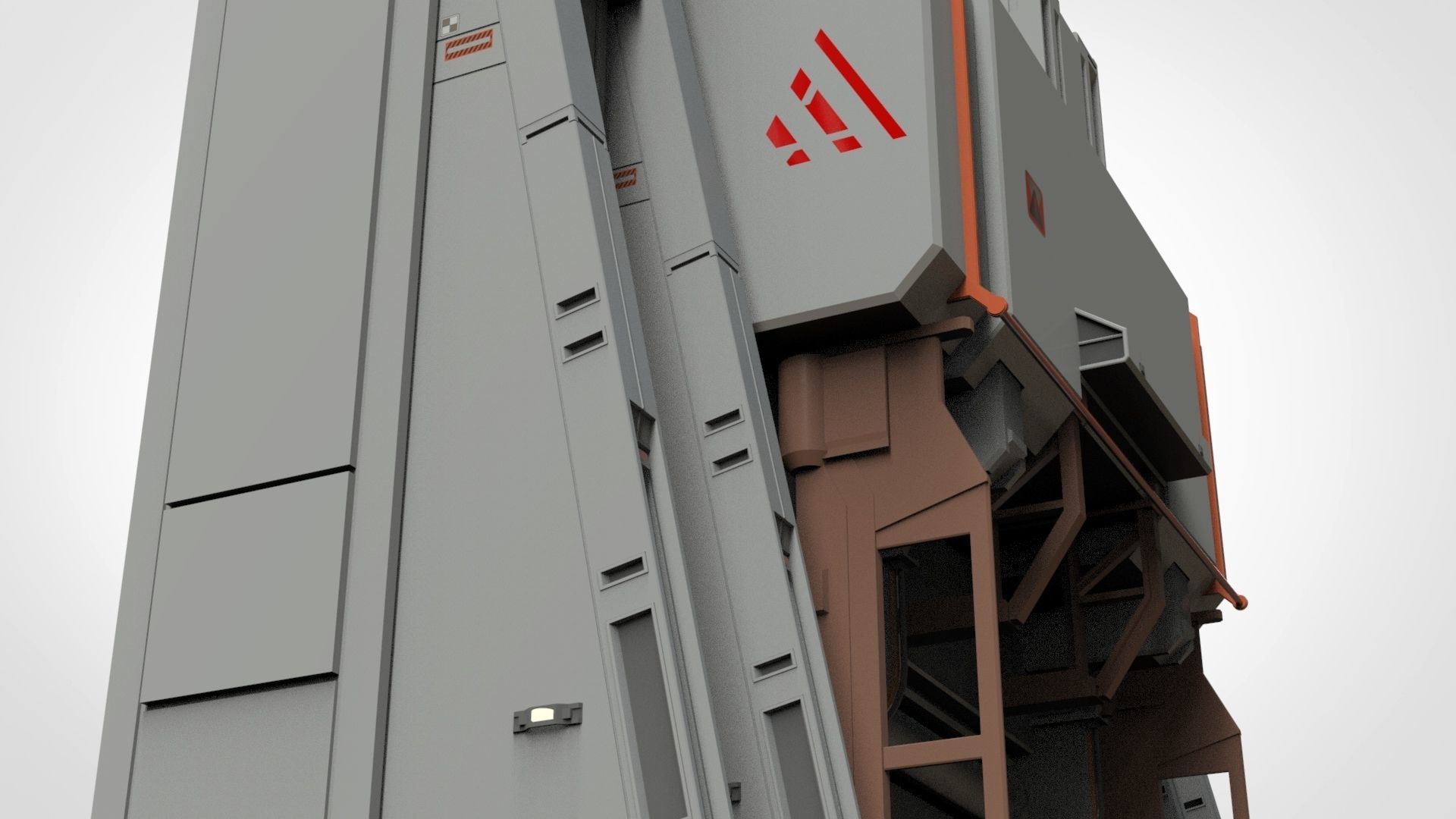 sci-fi Architectural element 11 3D model_14