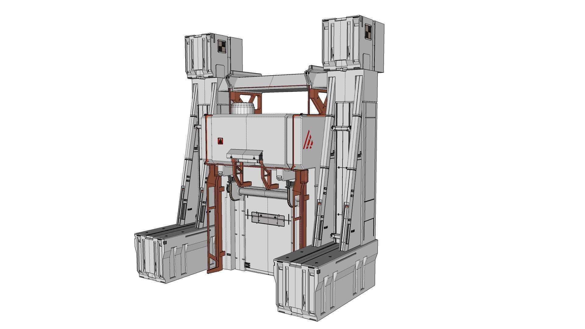 sci-fi Architectural element 11 3D model_16