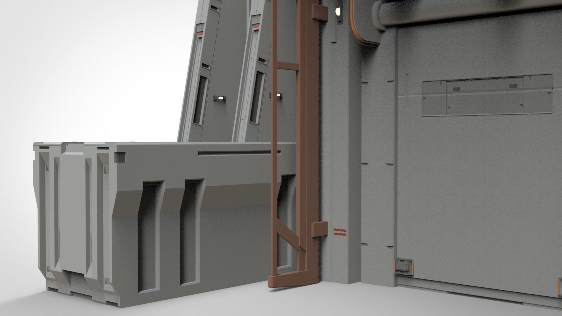 sci-fi Architectural element 11 3D model_11