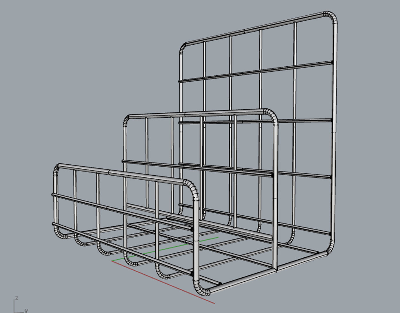 Grid Collection - Correspondence Holder 3D model_14