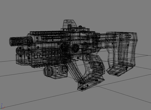 Sci Fi Gun 01  3D model_6