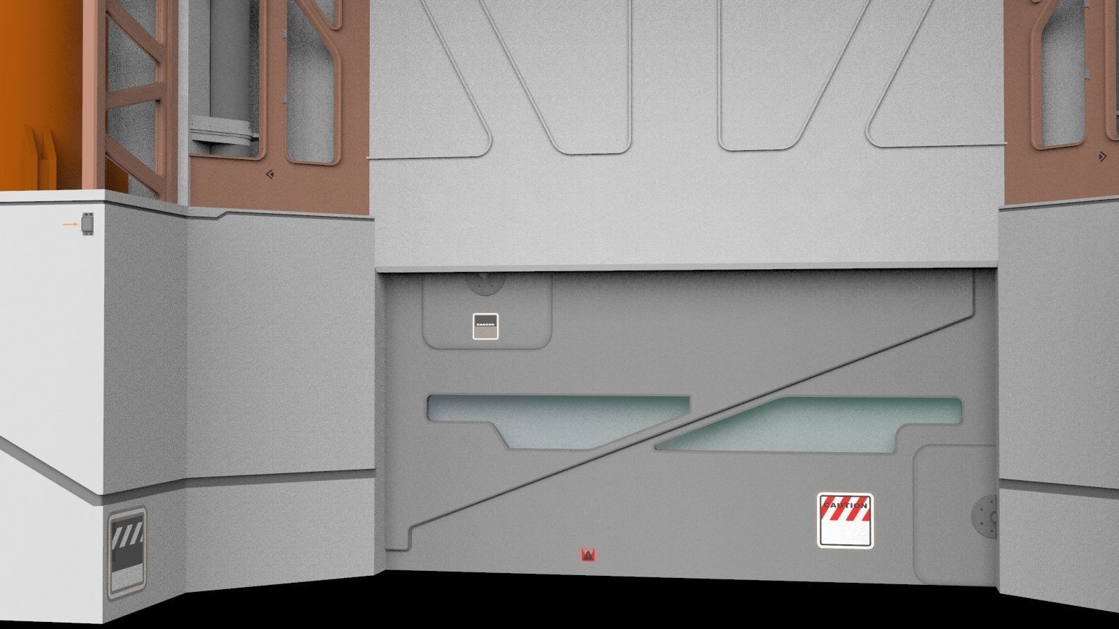 sci-fi Architectural element 12 3D model_17