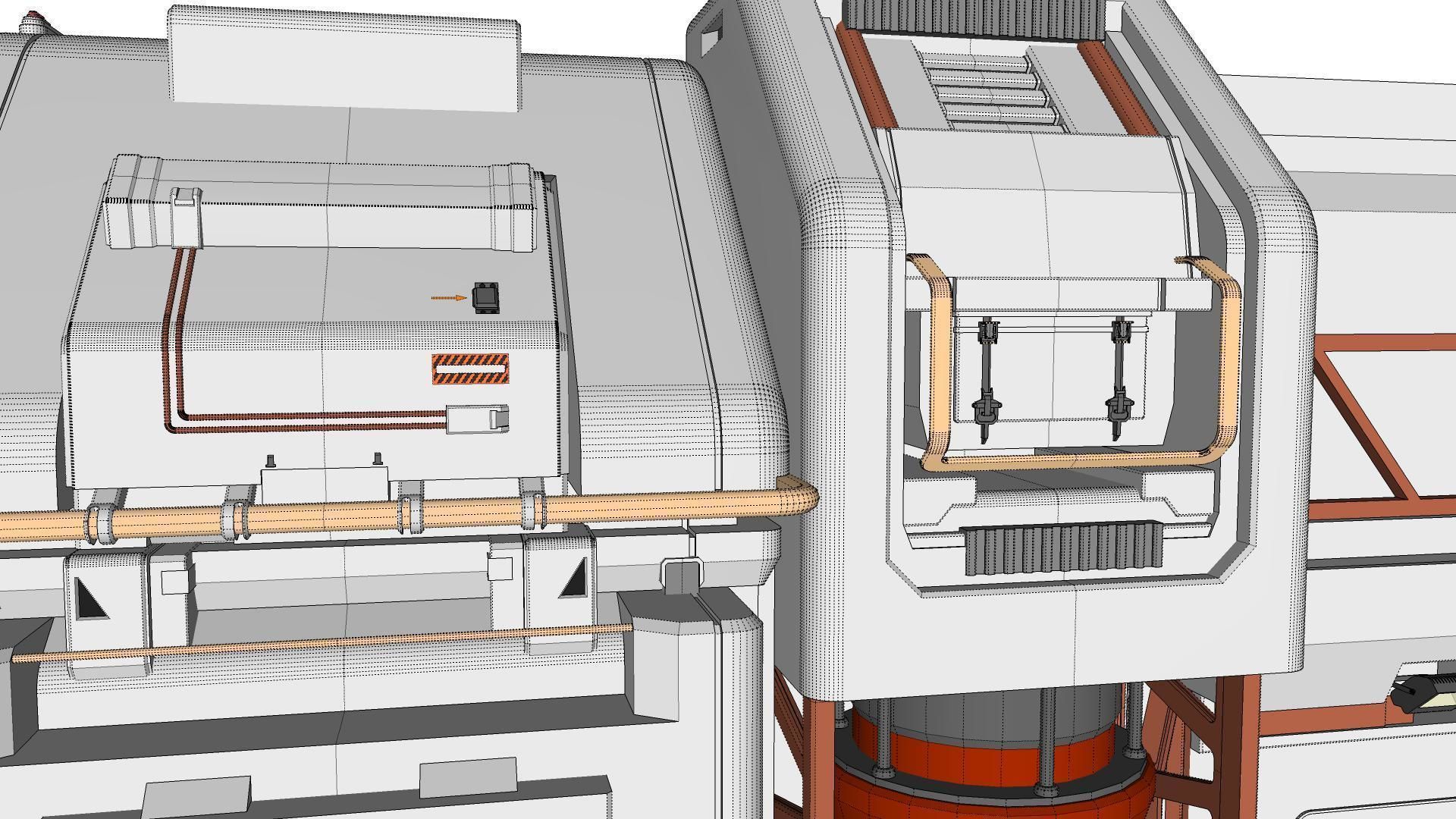 sci-fi Architectural element 12 3D model_29