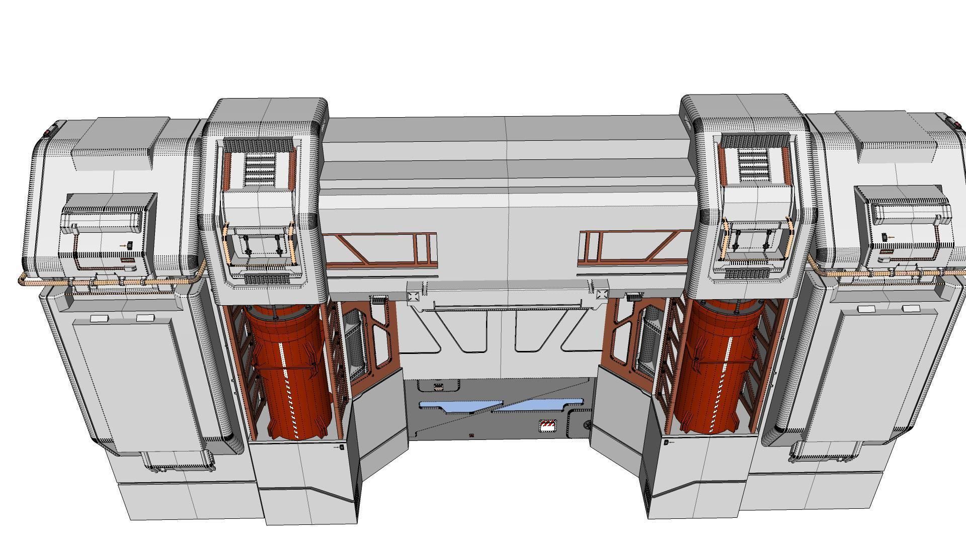 sci-fi Architectural element 12 3D model_22
