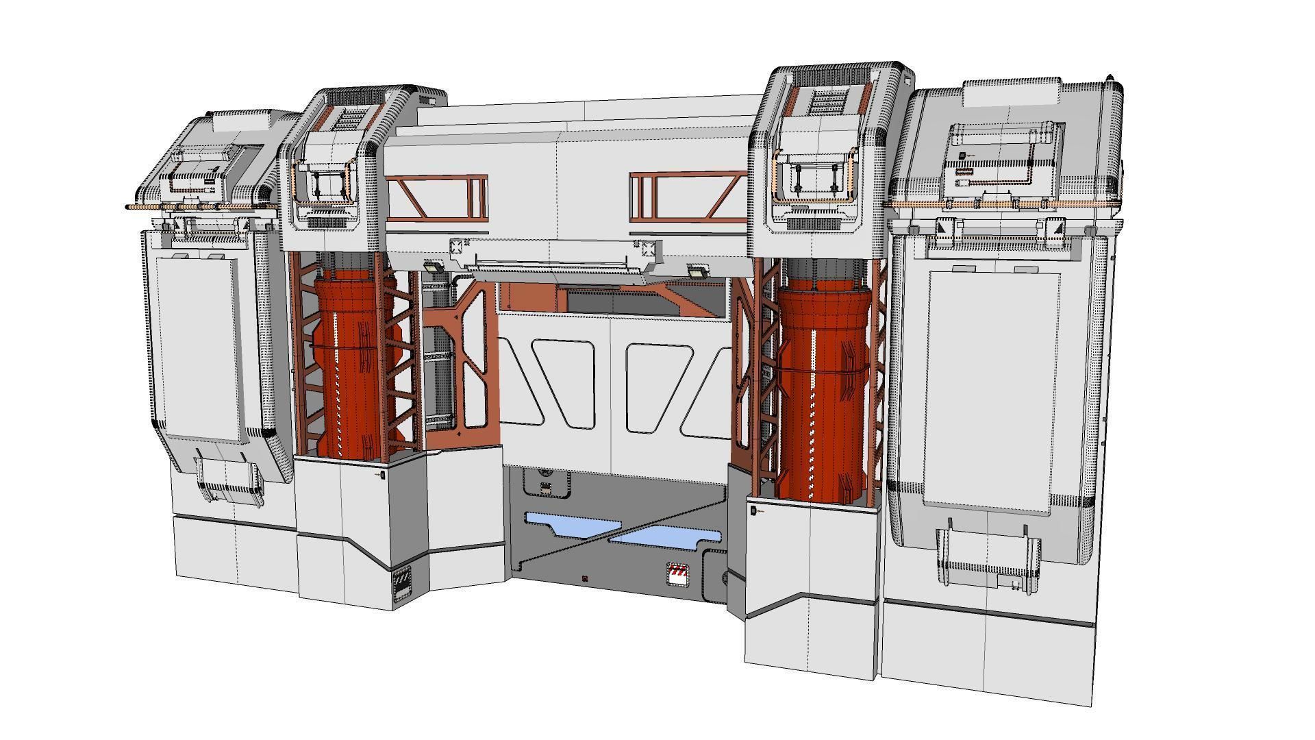 sci-fi Architectural element 12 3D model_18