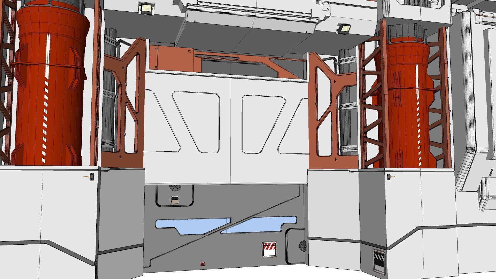 sci-fi Architectural element 12 3D model_26