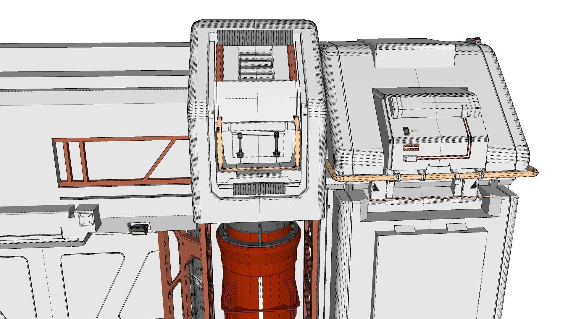 sci-fi Architectural element 12 3D model_25