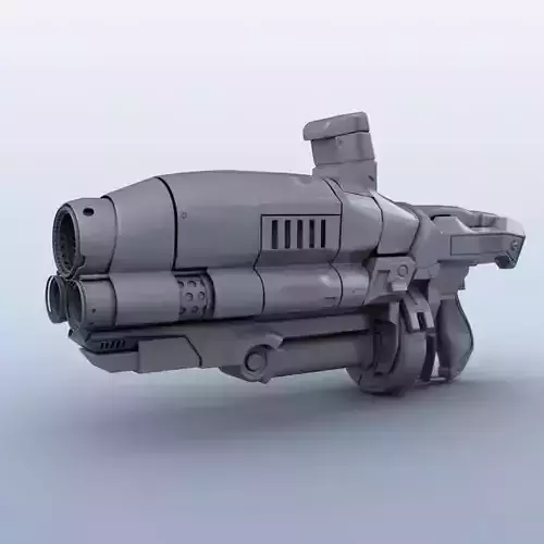 Sci-Fi Gun 3D model