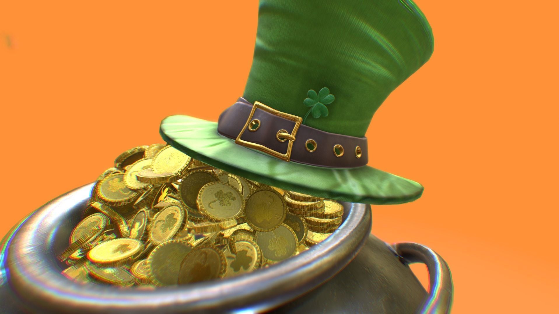 Saint Patricks Day 3D model_4