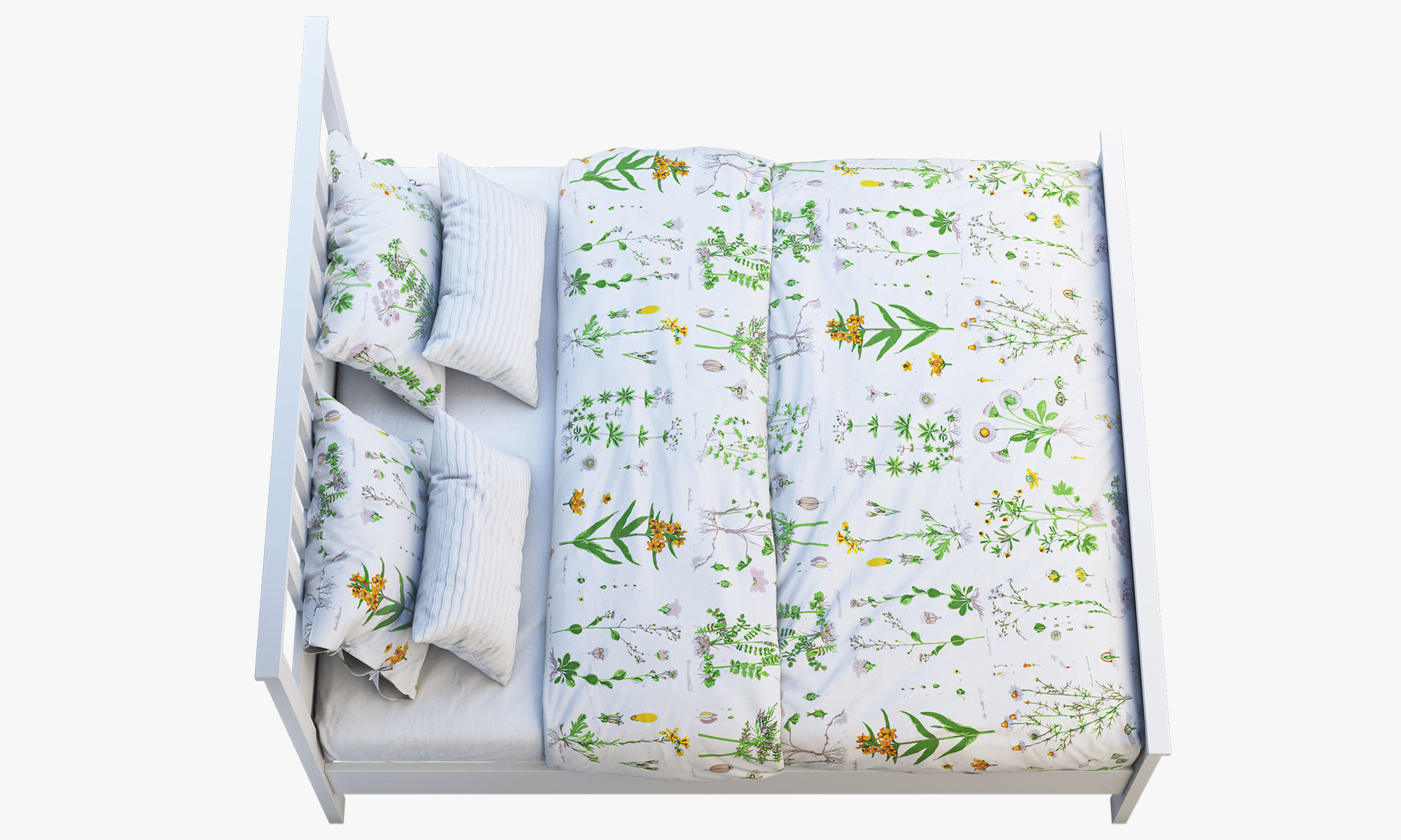 Hemnes bed 4 Ikea 3D model_14