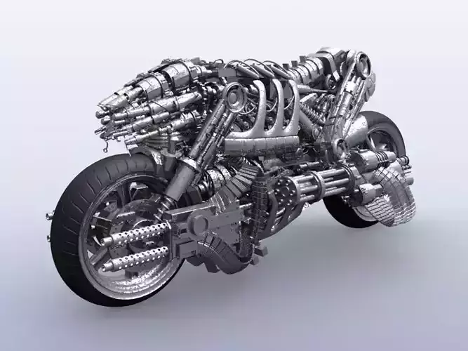 Terminator Robot Motorcycle