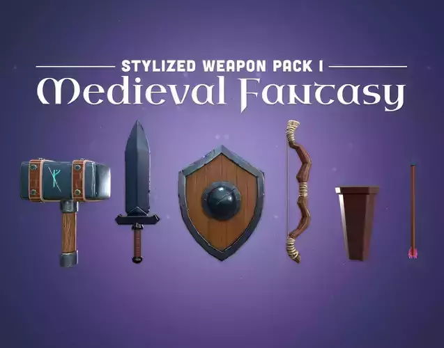 Stylized Weapon Pack 1 - Medieval Fantasy