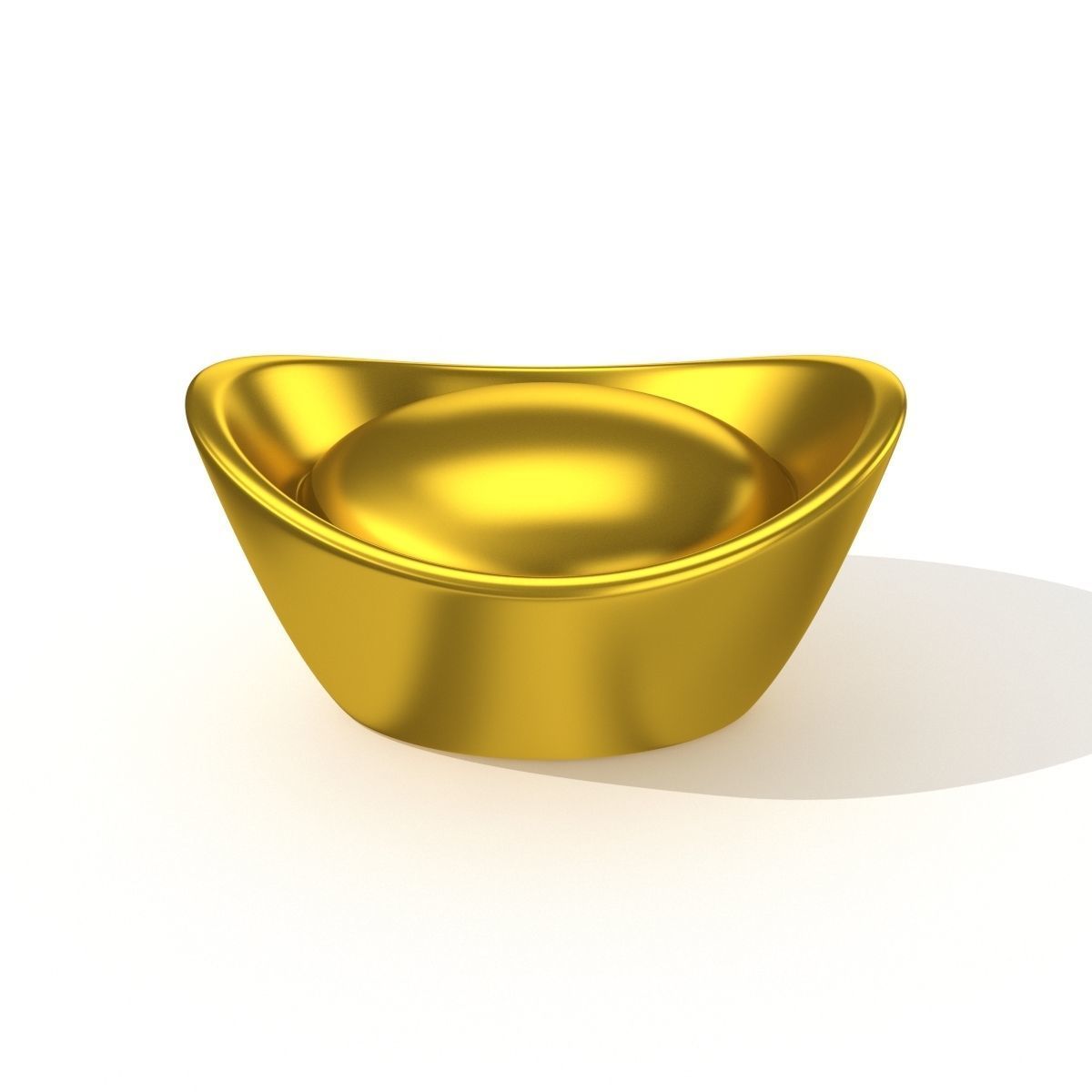 Gold Bar 3D model_1