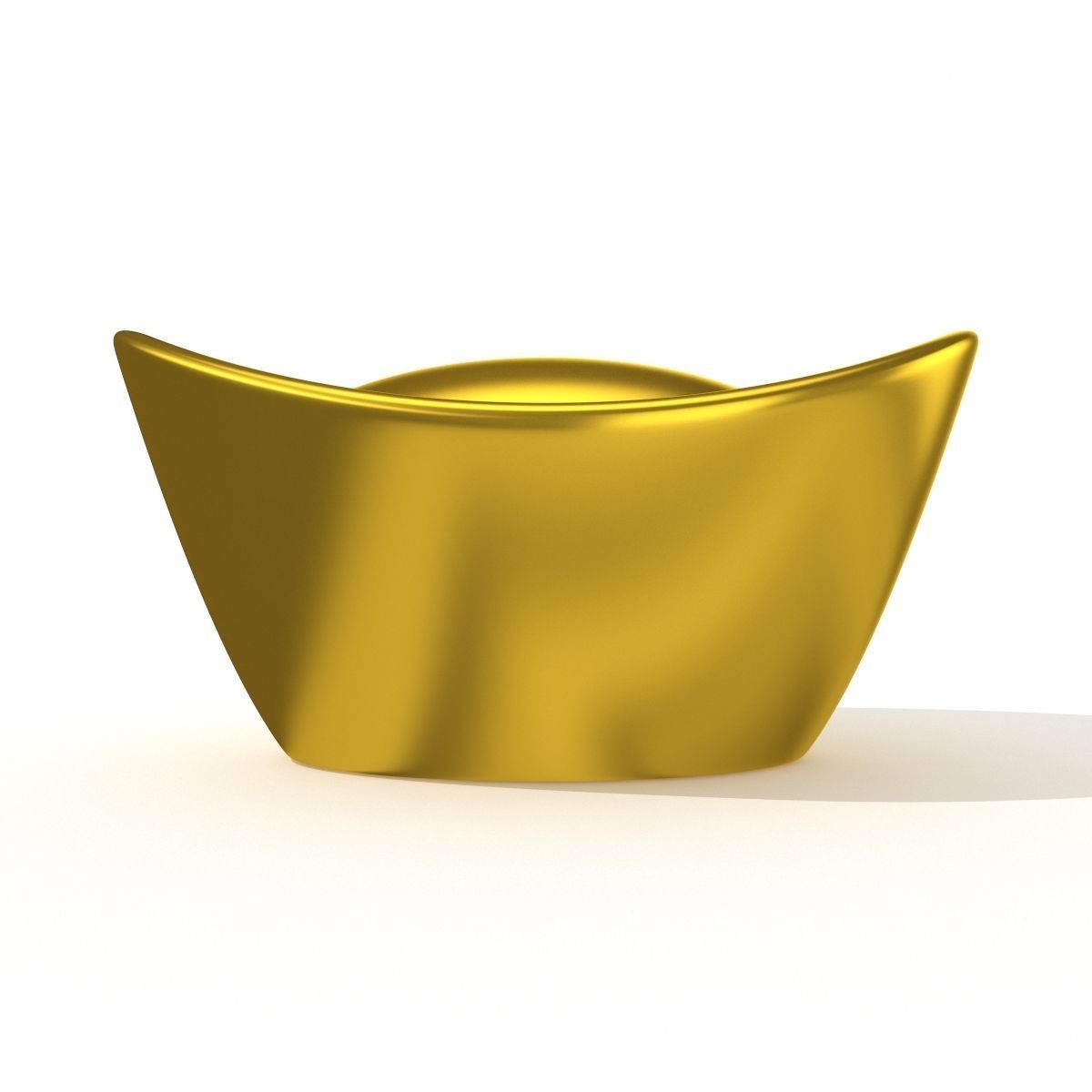Gold Bar 3D model_4