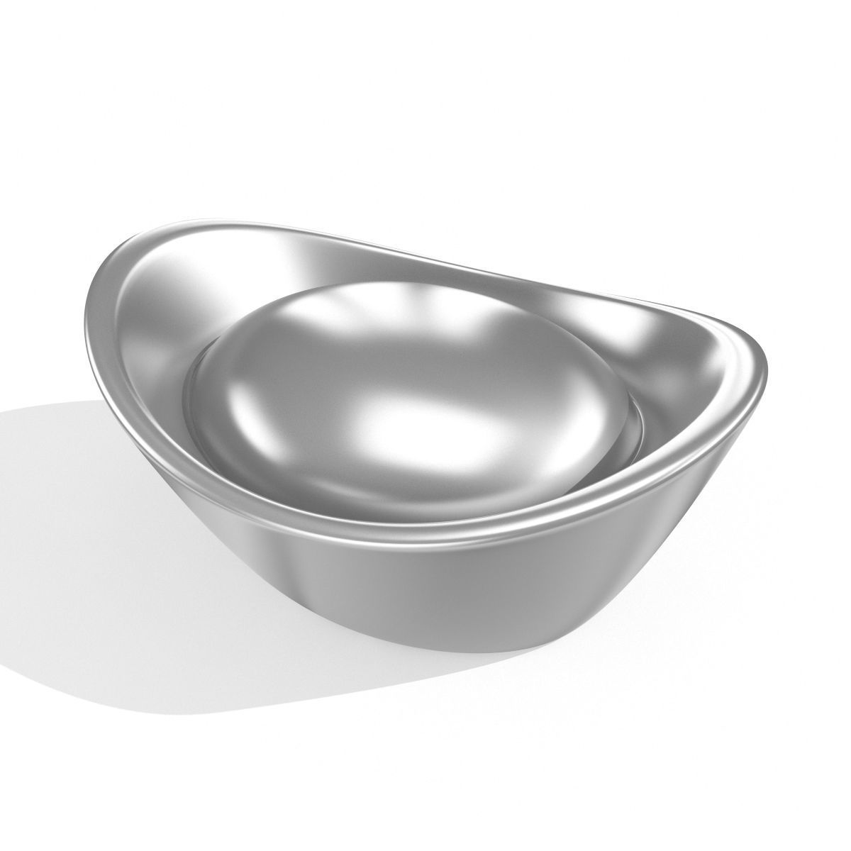 Silver Bar 3D model_5