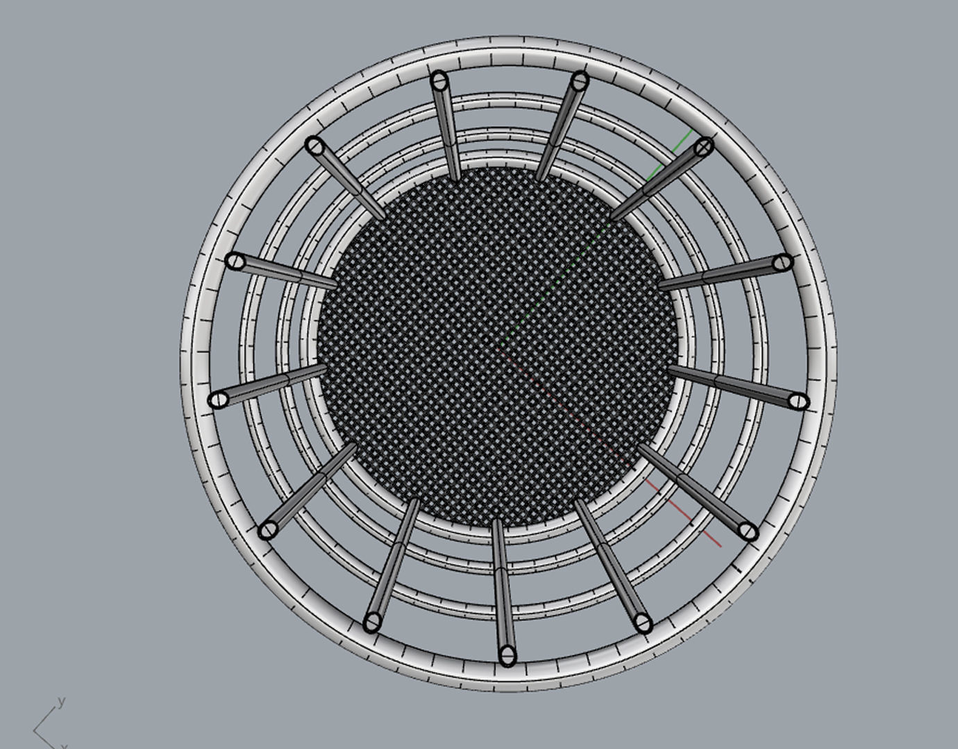 Grid Collection - Pencil Holder 3D model_10