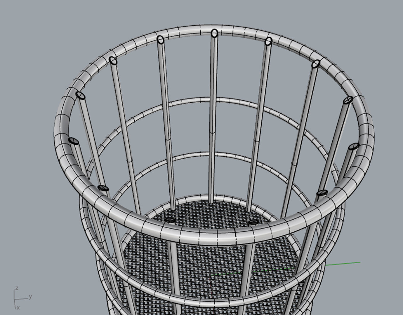 Grid Collection - Pencil Holder 3D model_12