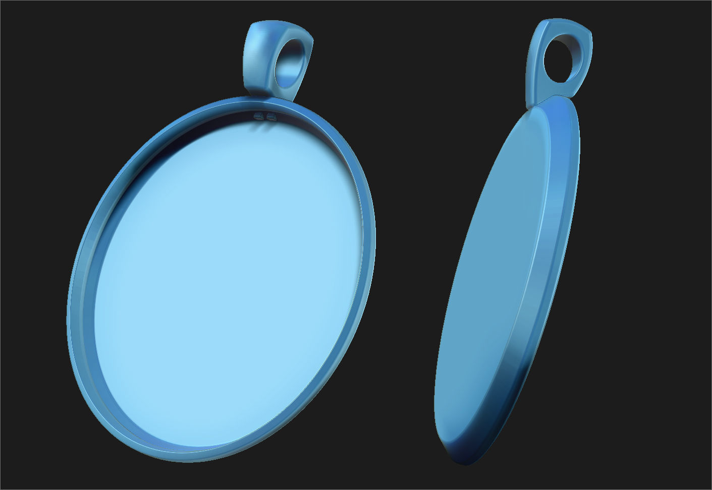 Medusa pendant M 3D print model_3