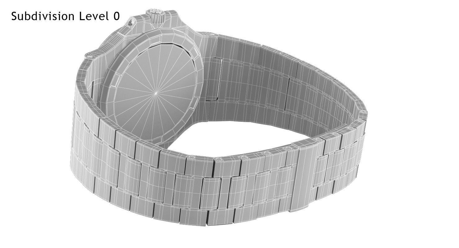 Patek Nautilus 3D model_9